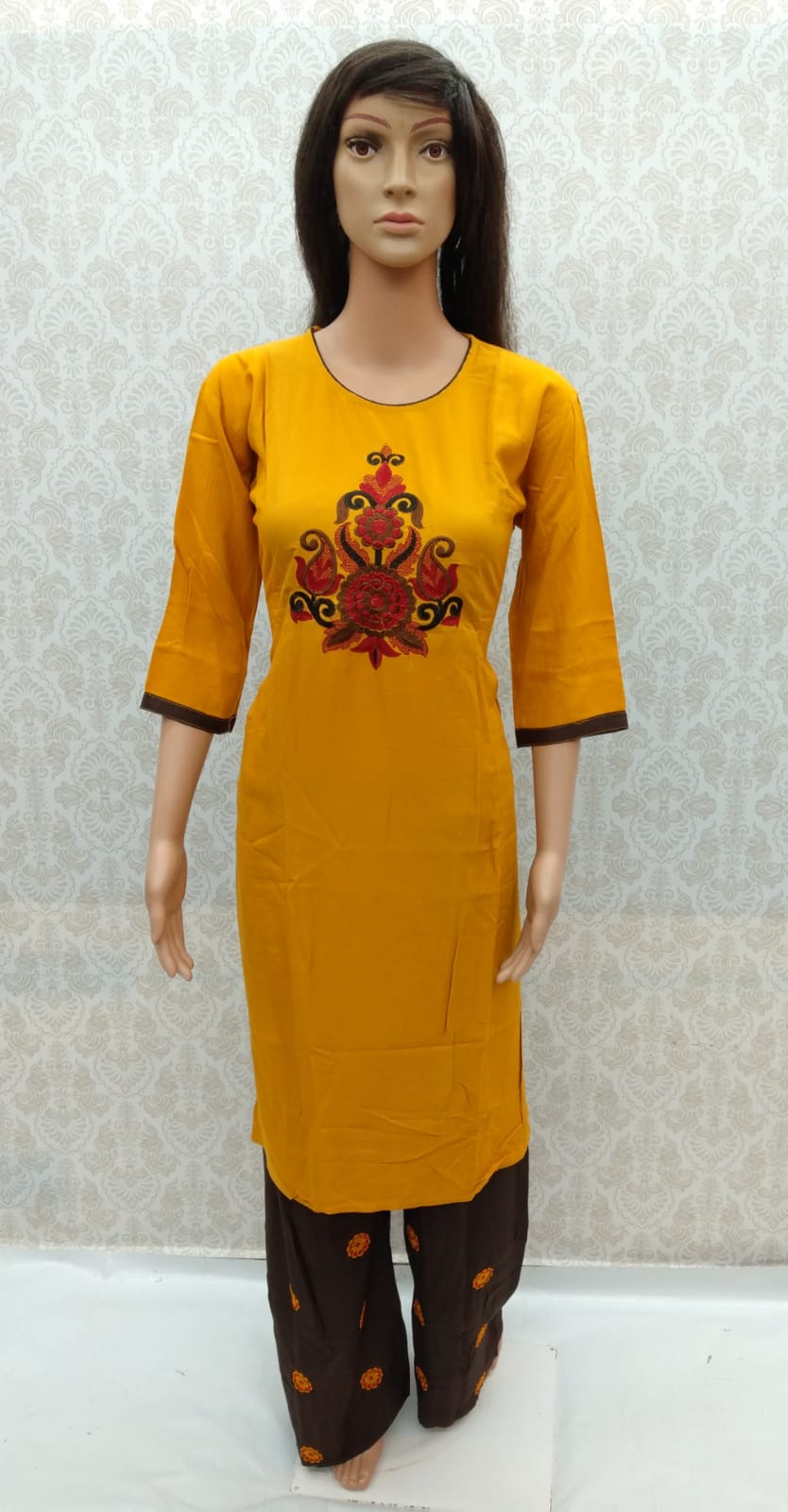 Ladies Palazzo and Kurthi Sets : Buy Women Ready Made Ladies Palazzo ...